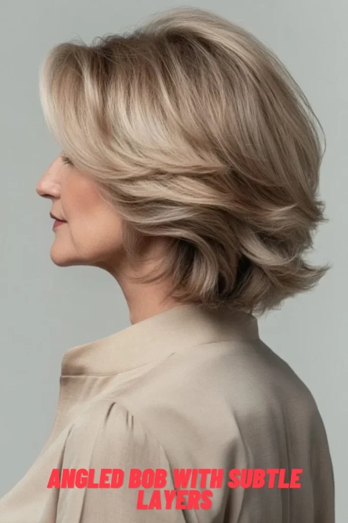 Angled Bob with Subtle Layers