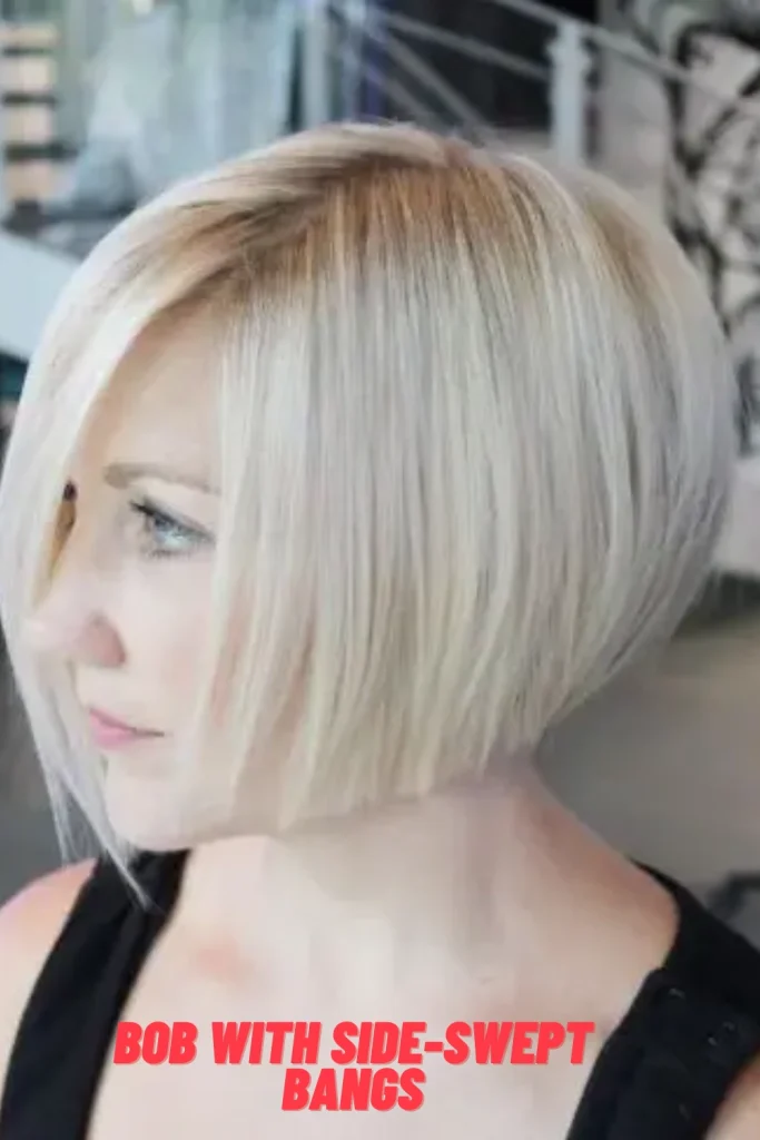 Bob with Side-Swept Bangs