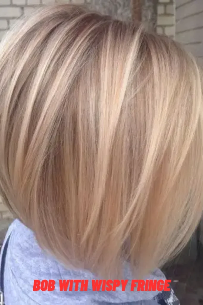 Bob with Wispy Fringe