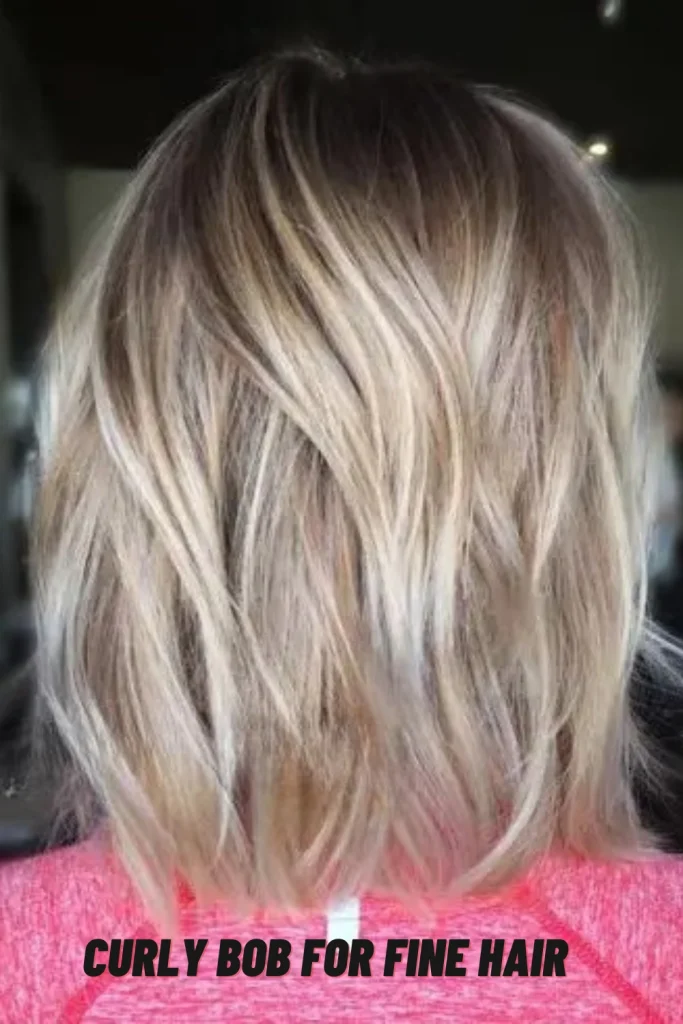 Curly Bob for Fine Hair