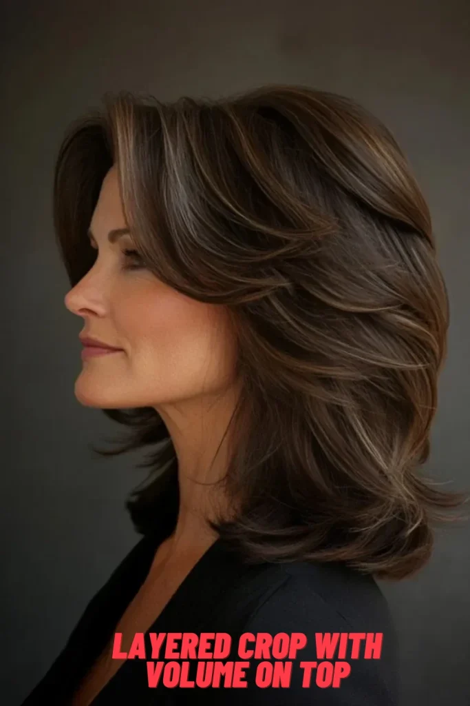 Layered Crop with Volume on Top