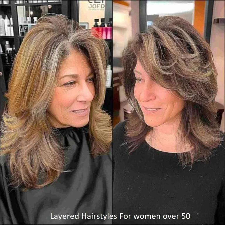 Layered Hairstyles For women over 50