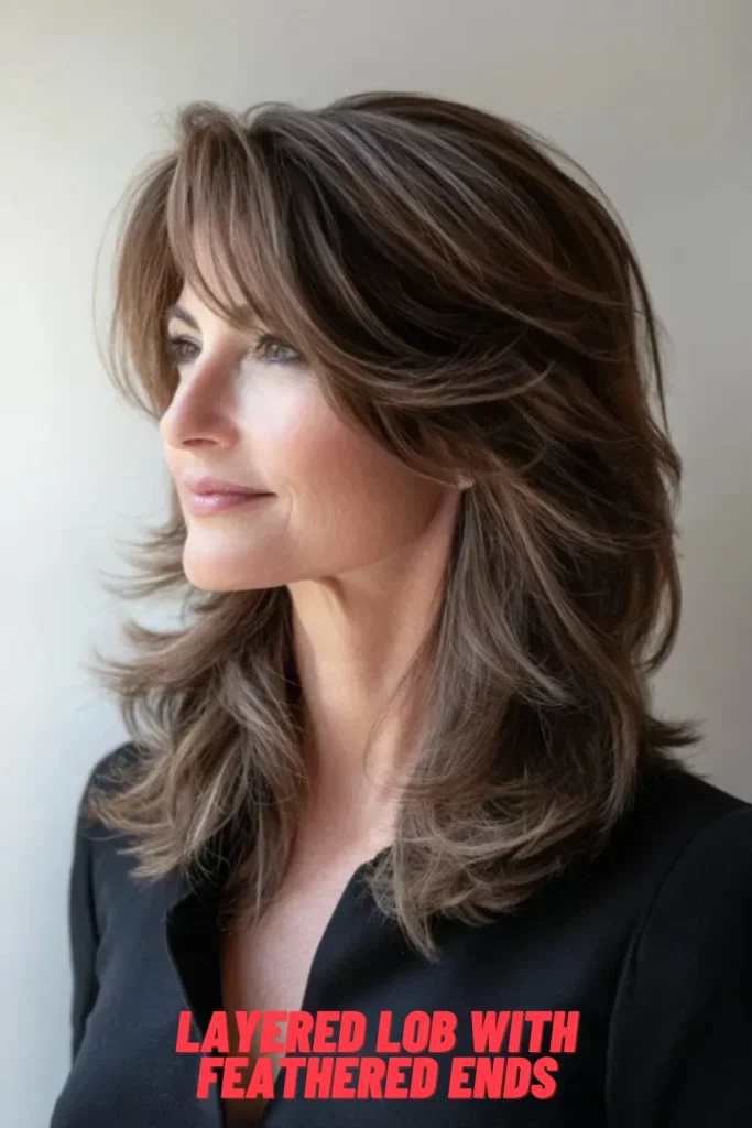 Layered Lob with Feathered Ends