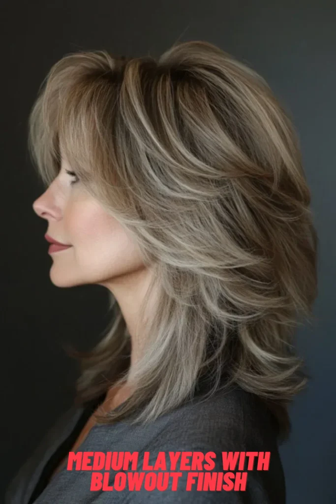 Medium Layers with Blowout Finish