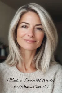 Medium Length Hairstyles for Women Over 40