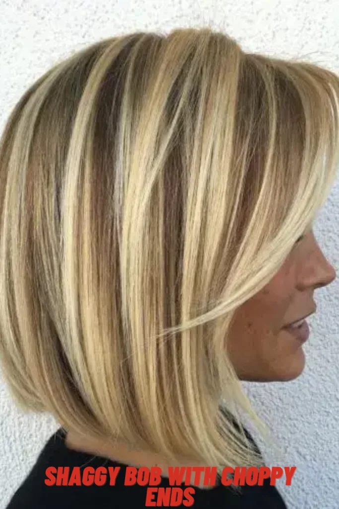 Shaggy Bob with Choppy Ends