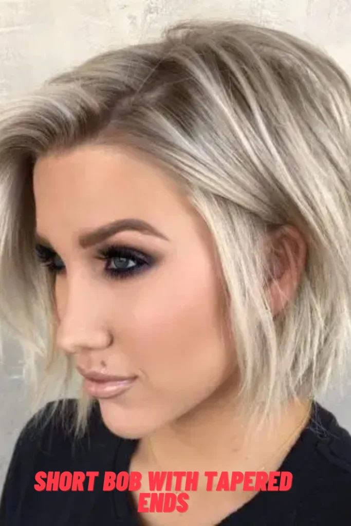 Short Bob with Tapered Ends