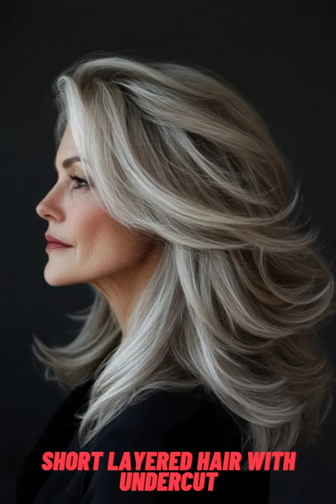 Short Layered Hair with Undercut