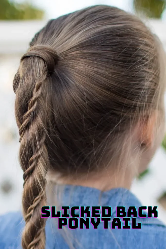 Slicked Back Ponytail