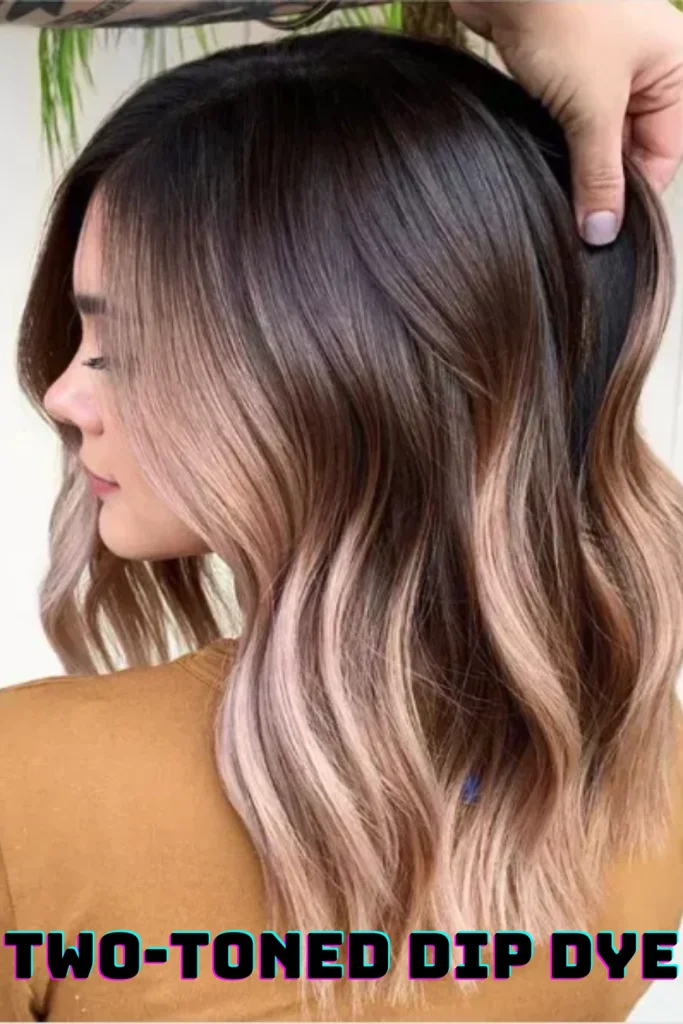 Two-Toned Dip Dye