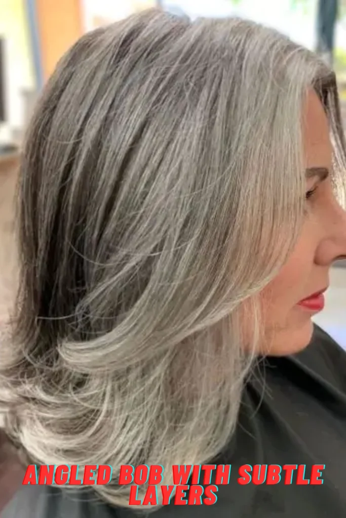 Angled Bob with Subtle Layers