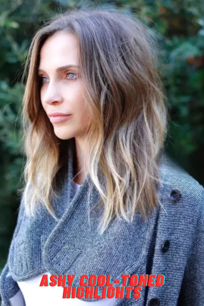 Ashy Cool-Toned Highlights