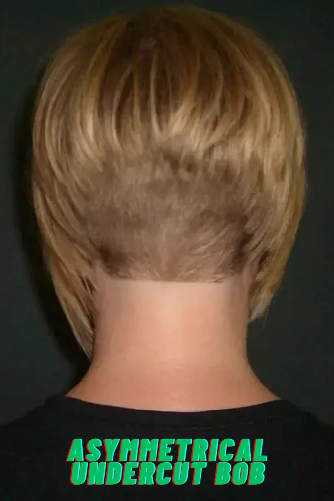 Asymmetrical Undercut Bob