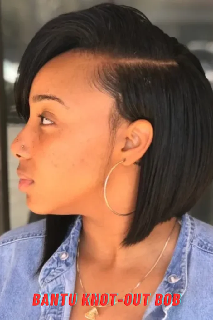 Bantu Knot-Out Bob
