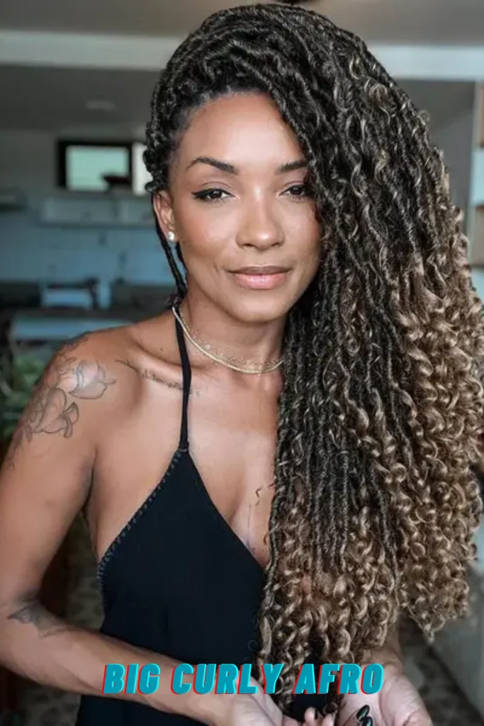 Big Curly Afro