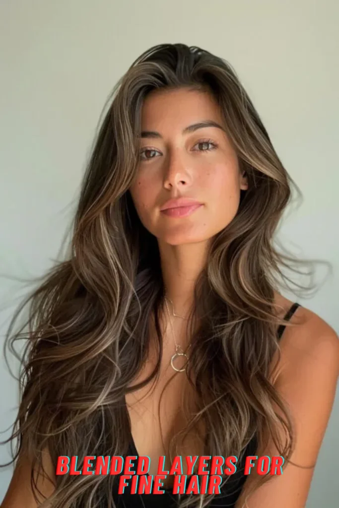 Blended Layers for Fine Hair