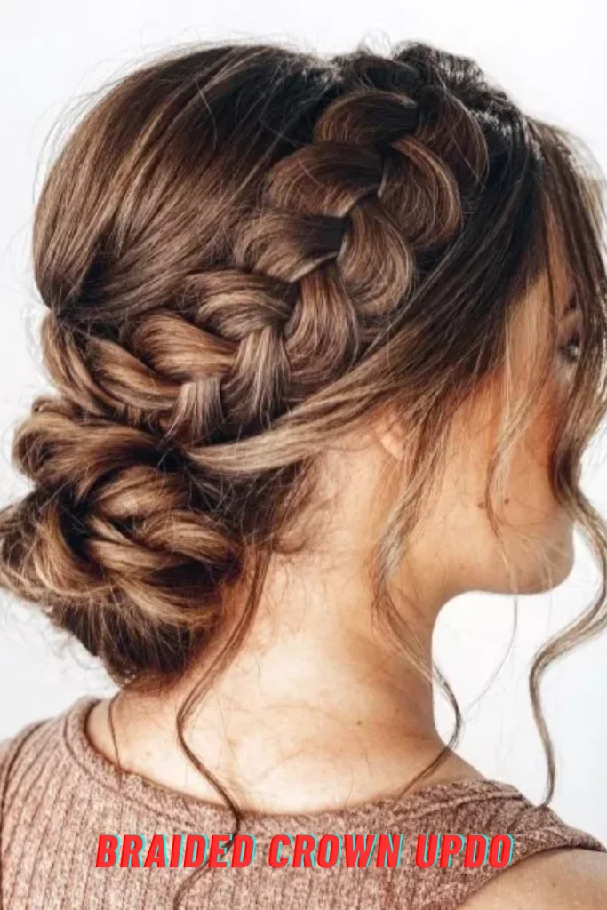 Braided Crown Updo