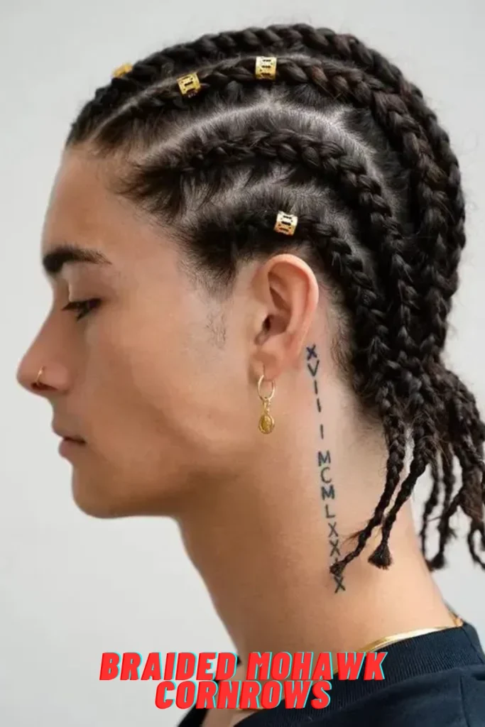 Braided Mohawk Cornrows