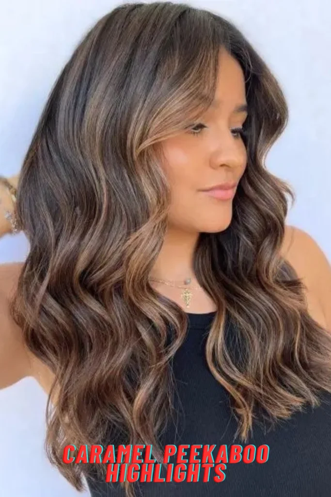 Caramel Peekaboo Highlights