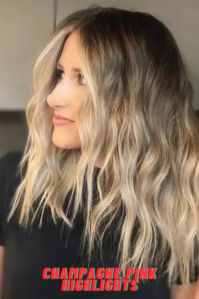 Champagne Pink Highlights