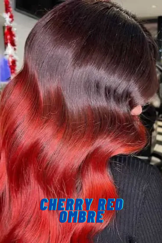 Cherry Red Ombre