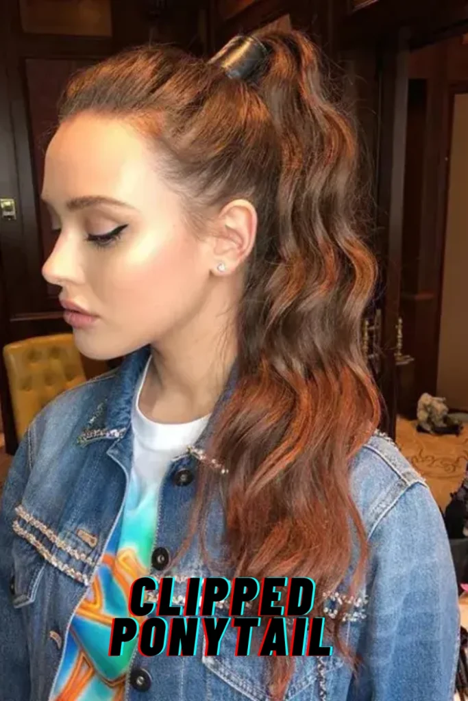 Clipped Ponytail
