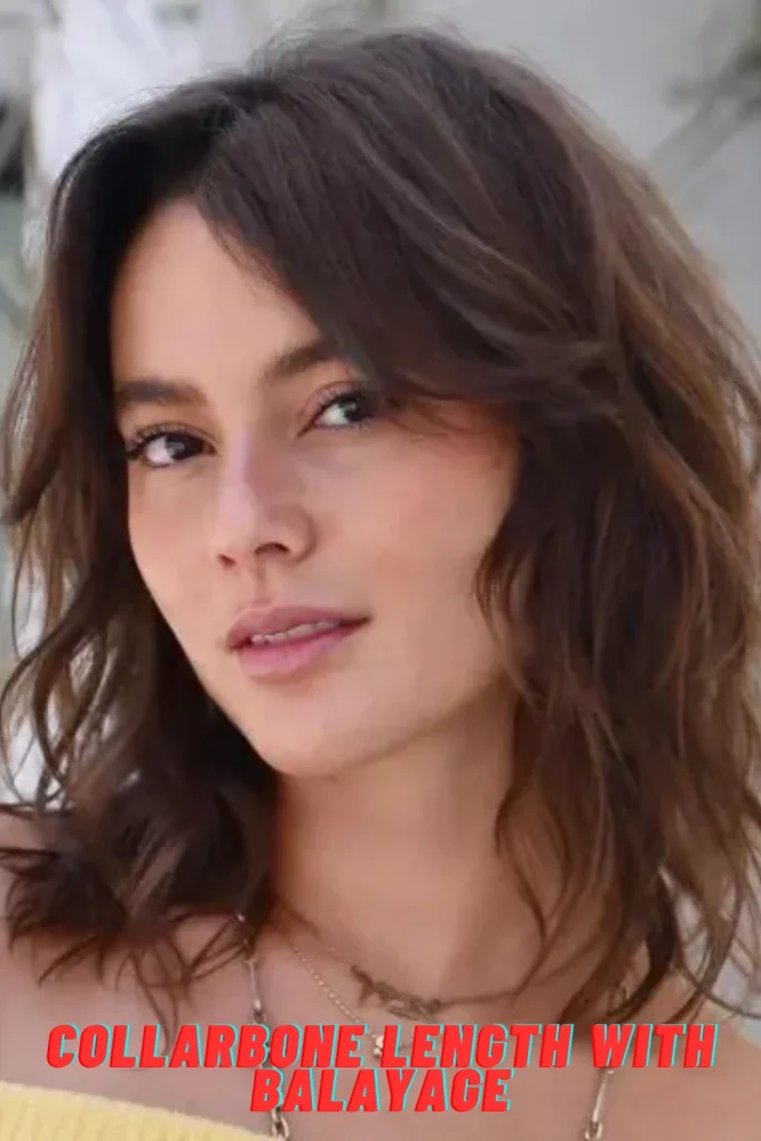 Collarbone Length with Balayage