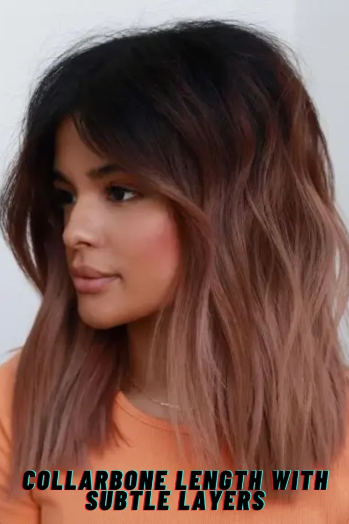 Collarbone Length with Subtle Layers