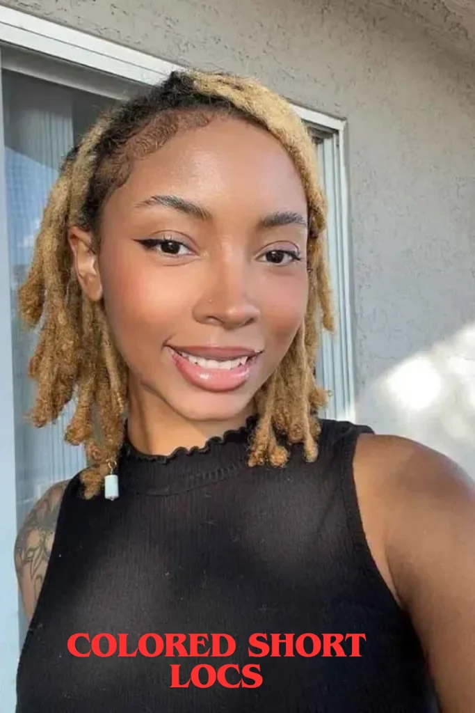 Colored Short Locs