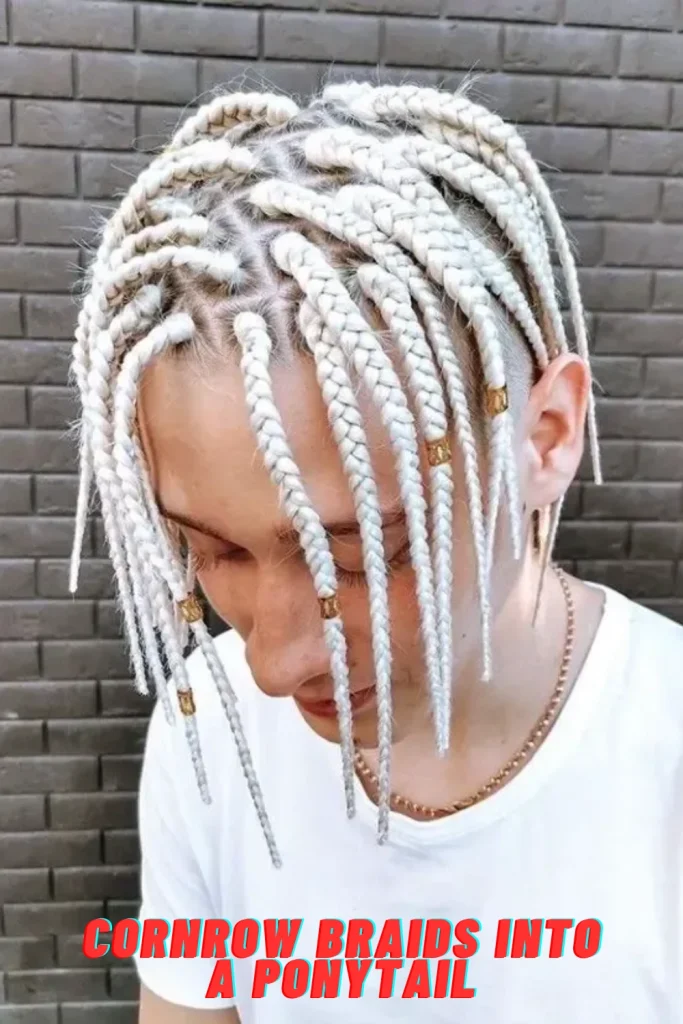 Cornrow Braids into a Ponytail