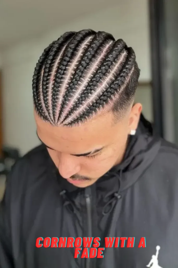 Cornrows with a Fade