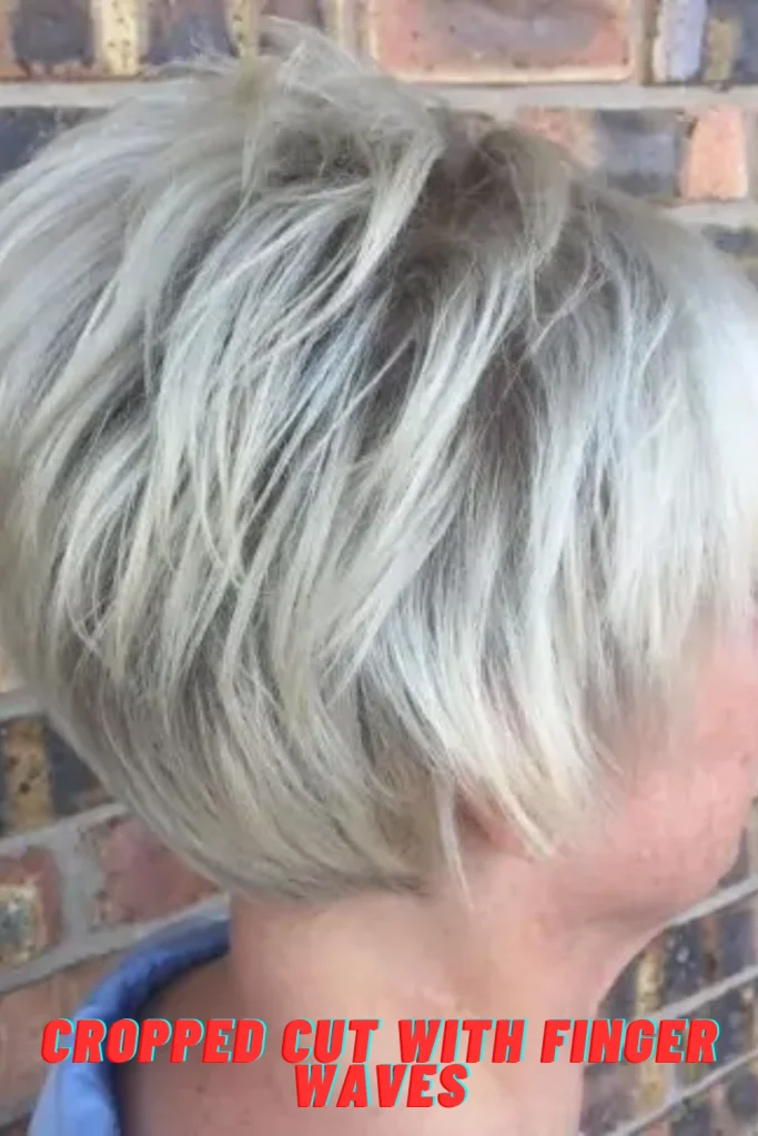 Cropped Cut with Finger Waves