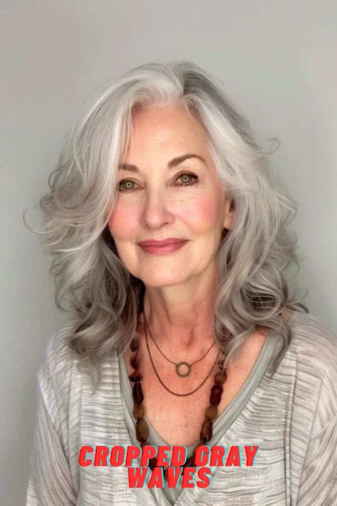 Cropped Gray Waves