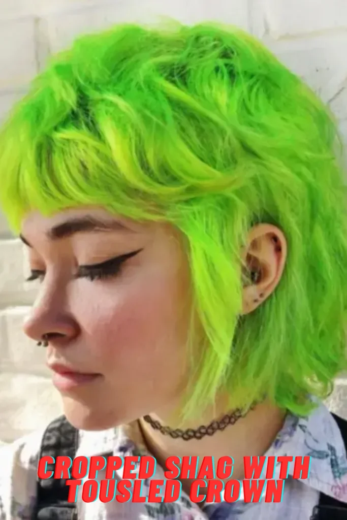 Cropped Shag with Tousled Crown