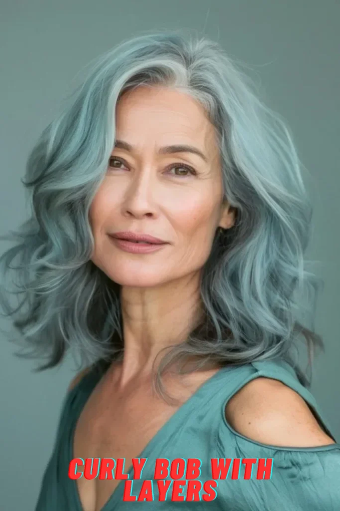 Curly Bob with Layers