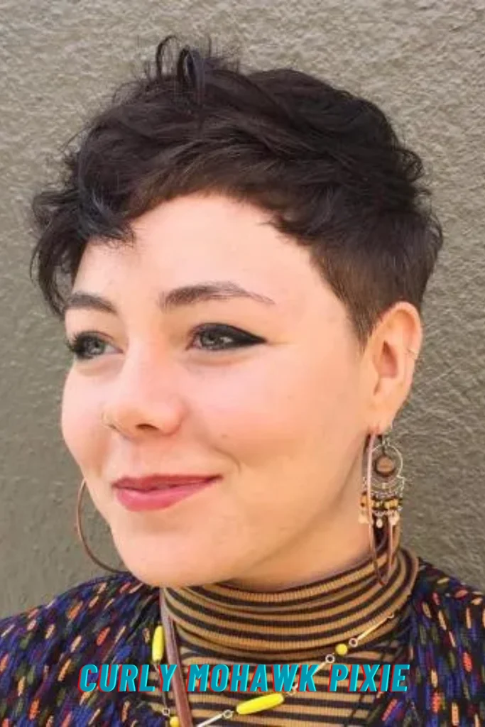 Curly Mohawk Pixie
