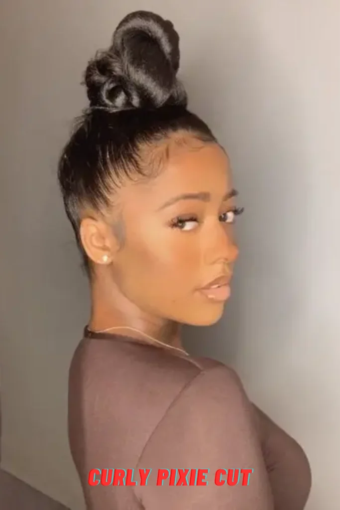 Curly Pixie Cut