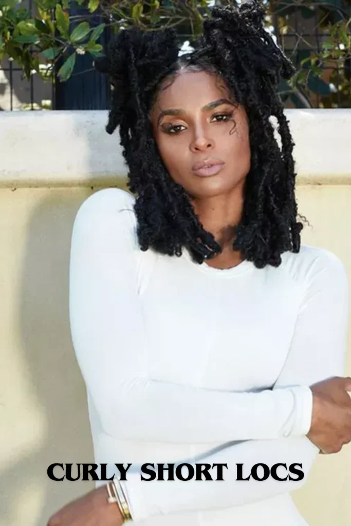 Curly Short Locs