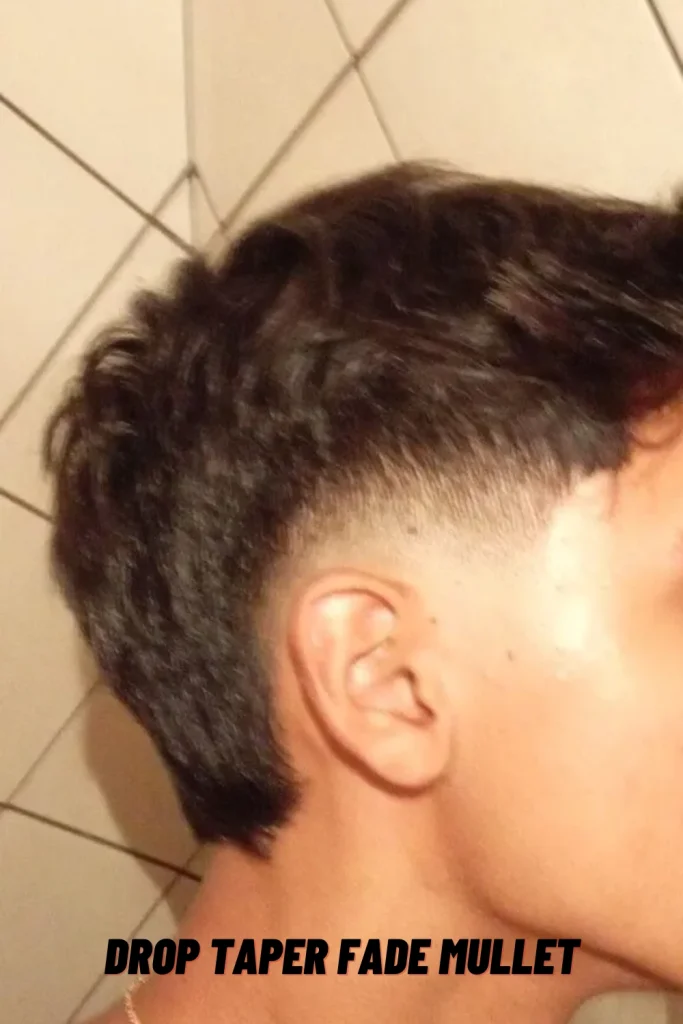 Drop Taper Fade Mullet