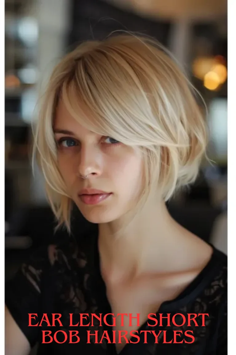 Ear Length Short Bob Hairstyles