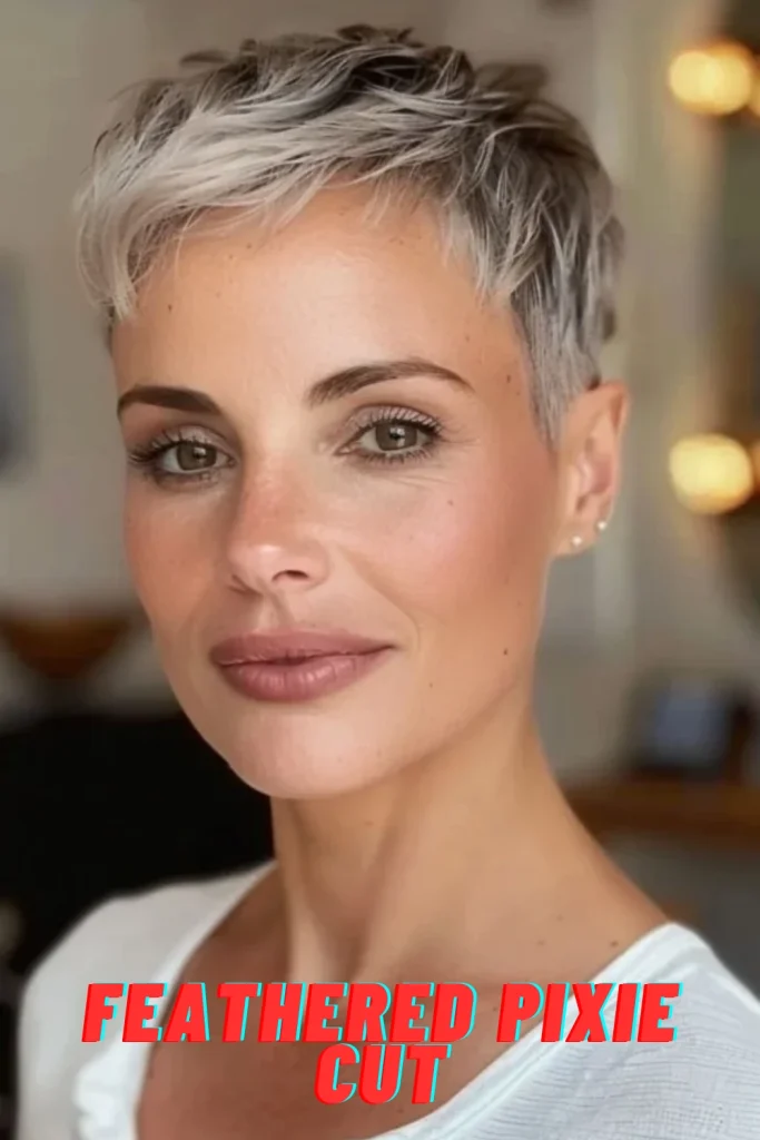 Feathered Pixie Cut