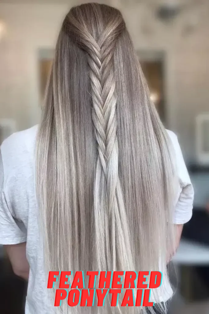 Feathered Ponytail