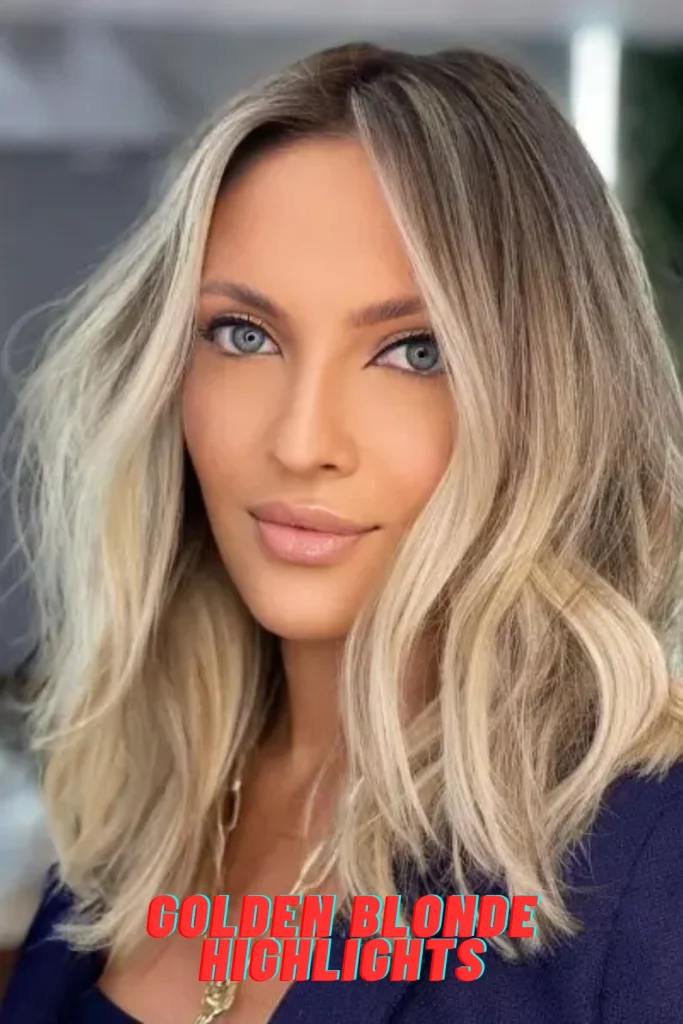 Golden Blonde Highlights