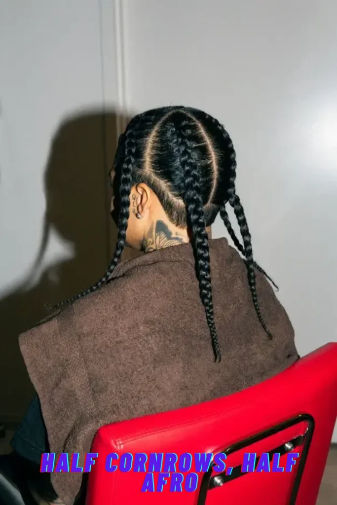 Half Cornrows, Half Afro