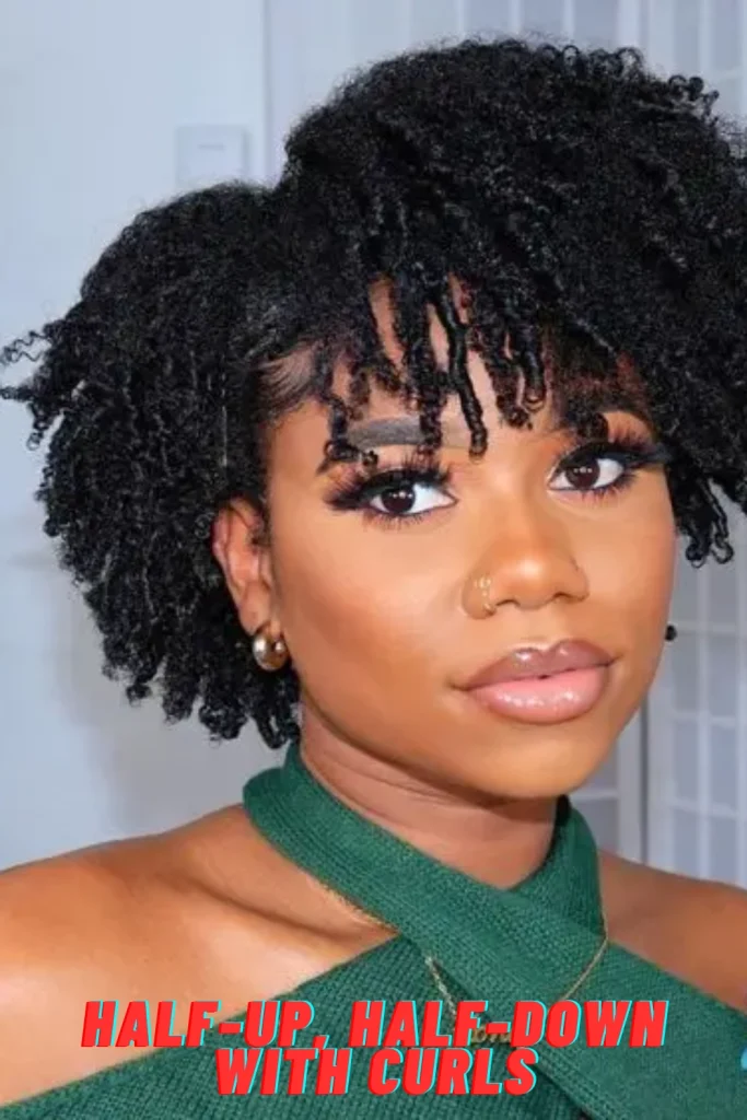 Half-Up, Half-Down with Curls