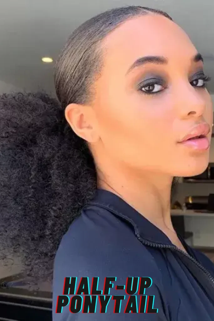 Half-Up Ponytail
