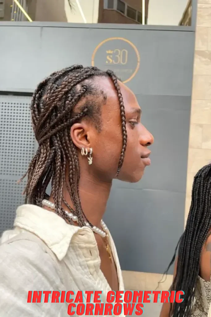 Intricate Geometric Cornrows