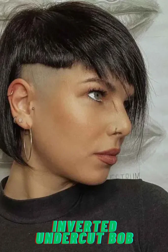 Inverted Undercut Bob