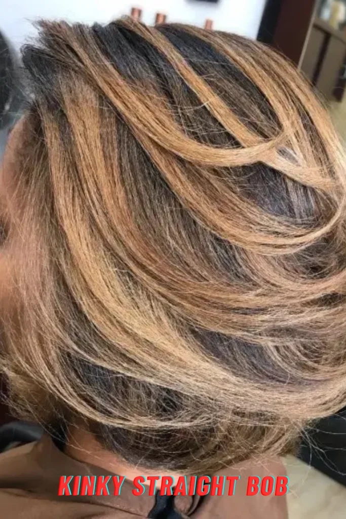 Kinky Straight Bob