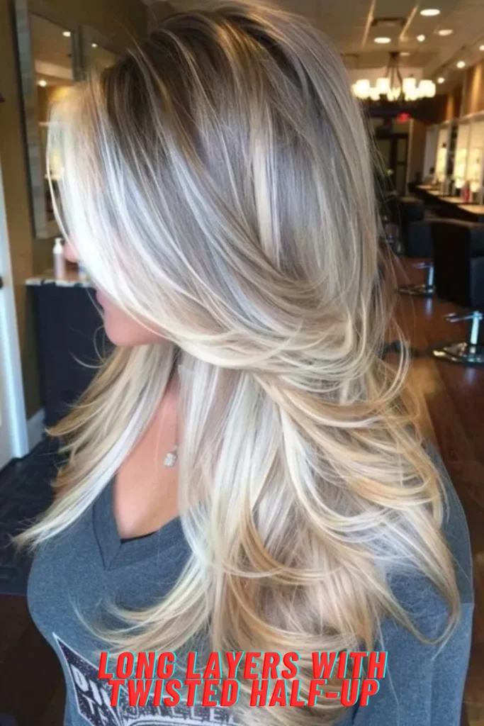 Long Layers with Twisted Half-Up